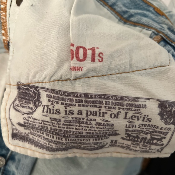 Levi 501 Skinny - Picture 2 of 4
